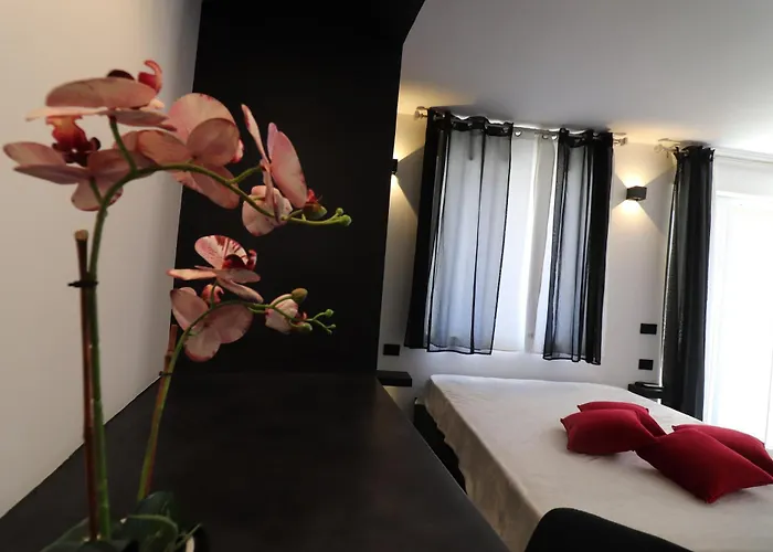 公寓 Black & White Deluxe Private Jacuzzi Wifi & Ac Steps From Sea 奥特朗托